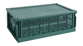 hay-colour-crate-lid-plastic-large-dark-green-82380