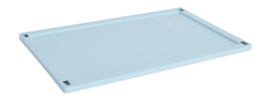 Deksel HAY Colour Crate Lid Plastic Large Soft Blue