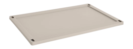 Deksel HAY Colour Crate Lid Plastic Large Warm Grey