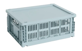 hay-colour-crate-lid-plastic-medium-dusty-blue-82415