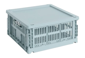 hay-colour-crate-lid-plastic-medium-squarecube-dusty-blue-82335