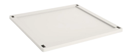 Deksel HAY Colour Crate Lid Plastic Medium Square / Cube Off-White