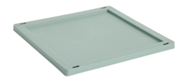 Deksel HAY Colour Crate Lid Plastic Medium Square / Cube Sage Green
