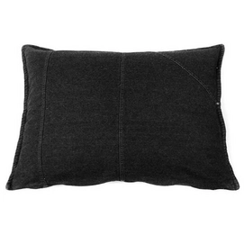 Zierkissen In The Mood Denim Revets Schwarz (40 x 60 cm)