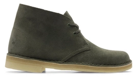 Clarks Originals Women Desert Boot Olive Suede