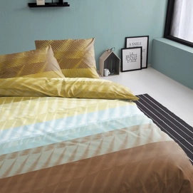 Dekbedovertrek Damai Pleat Ochre Flanel