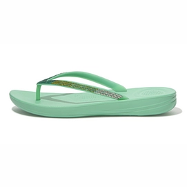 Tongs FitFlop Femmes iQushion Ombre Sparkle Minty Green-Taille 37