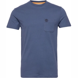 T-Shirt Timberland Men SS Dunstan River Pocket Dark Denim