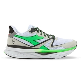 Chaussures de Course Diadora Homme Atomo V7000 White Green Fluo Black-Taille 43