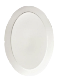 Dinerbord Serax Oval L White Silhouette 30 cm