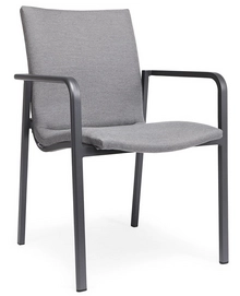 Tuinstoel Suns Anzio Matt Royal Grey / Carbon Grey (set van 4)