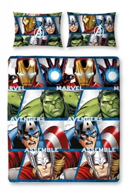 Dekbedovertrek Marvel Avengers Shield 2 Katoen