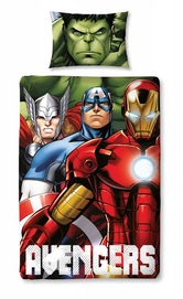 Dekbedovertrek Marvel Avengers Shield 1 Katoen