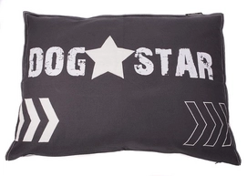 Hondenkussen Lex&Max Bench Dog Star Antraciet