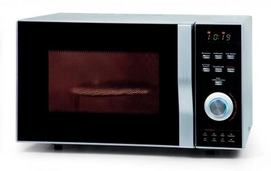 Magnetron + Grill + Hete Lucht Domo 23L Zilver