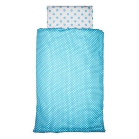 Parure de Lit Jollein Dots Turquoise Coton