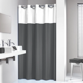 Shower Curtain Sealskin Double Grey
