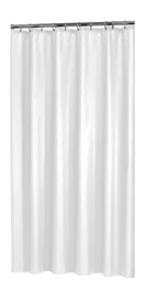 EurCross Rideau de douche 120 x 200 cm avec poids magnétique, rideau de