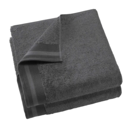 Duschhandtuch De Witte Lietaer Contessa Dark Grey (70 x 140 cm)(2er Set)
