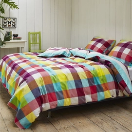Dekbedovertrek Vanezza Douglas Multi Flanel
