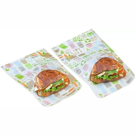 Frischhaltebeutel Bee's Wax Sandwich & Snack Tasche Zero Waste Multi (2-Stück)