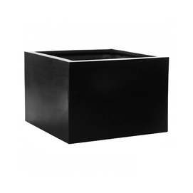 Flower Pot Pottery Pots Natural Jumbo Middle High XXL Black 140 x 140 x 82 cm