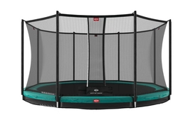 Trampoline BERG InGround Favorit Green 430 + Safety Net Comfort