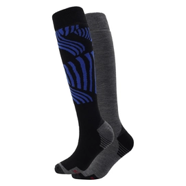 Ski Socks Icepeak Unisex Ilsenburg Black  (2-Pack)