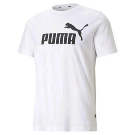 T-Shirt Puma Essentials Logo Tee Herren White-M