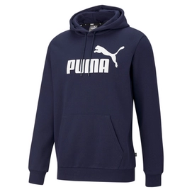 Jumper Puma Men Essentials Big Logo Hoodie Blue