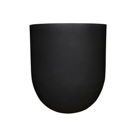 Bloempot Pottery Pots Refined Jumbo Lex M Volcano Black 90 x 99,5 cm