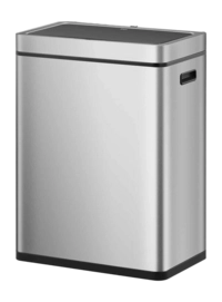 Mülleimer EKO Mirage Plus Sensor 30+30L Edelstahl matt