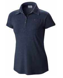 Poloshirt Columbia Spring Drifter India Ink Heather Damen