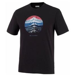 T-Shirt Columbia Csc Mountain Sunset Tee Schwarz Herren