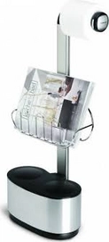 WC-Rolhouder simplehuman Met Tijdschrifthouder Zwart Zilver