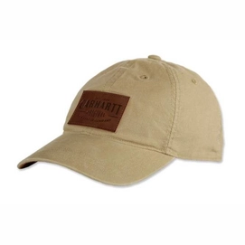 Pet Carhartt Men Rigby Stretch Fit Leatherette Patch Cap Dark Khaki (L/XL)