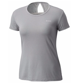 T-Shirt Columbia Peak To Point Novelty Short Sleeve Shirt Grau Damen