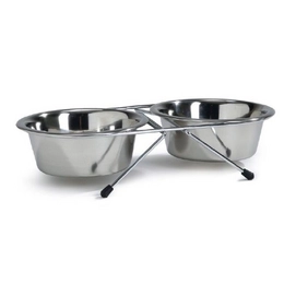 Voer- of drinkbak Beeztees Draadstandaard Steeldish