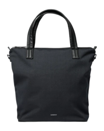 Draagtas Sandqvist Everyday Zipper Tote Bag Black