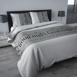 Dekbedovertrek Dreamhouse Goodnight Grijs Flanel