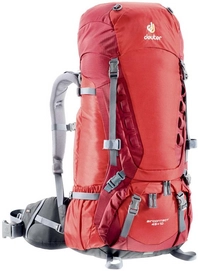 Rucksack deuter Aircontact 45 + 10 Fire Cranberry