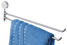 Porte-Essuie-Mains Tiger Alaska Acier Inoxydable Brossé 2 Bras