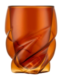 Dubbelwandig Glas Bodum Pavina Paris Twisted Amber 270 ml (Set van 2)