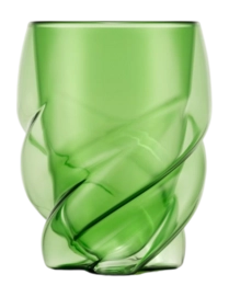Dubbelwandig Glas Bodum Pavina Paris Twisted Groen 270 ml (Set van 2)