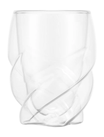 Dubbelwandig Glas Bodum Pavina Paris Twisted Transparant 270 ml (Set van 6)
