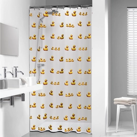 Shower Curtain Sealskin Duckling Yellow