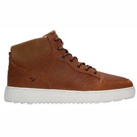 Baskets HUB Homme Dundee Cognac Off White-Taille 44