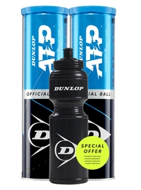 Balles de Tennis Dunlop ATP Championship (2 Tubes de 4) + Gourde