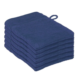 6 Waschlappen De Witte Lietaer Dolce Royal Blau