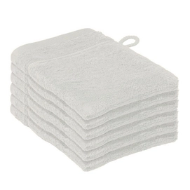 6 Waschlappen De Witte Lietaer Dolce Weiß